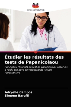 Paperback Étudier les résultats des tests de Papanicolaou [French] Book