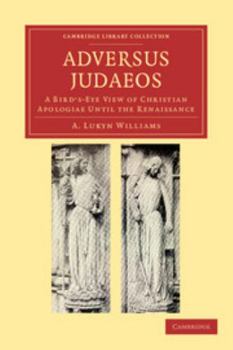 Paperback Adversus Judaeos Book