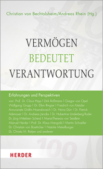 Hardcover Vermogen Bedeutet Verantwortung: Erfahrungen Und Perspektiven [German] Book