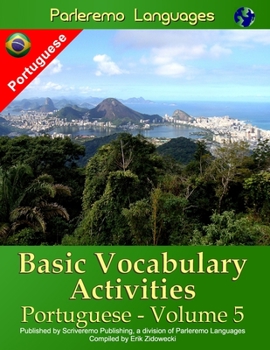 Paperback Parleremo Languages Basic Vocabulary Activities Portuguese - Volume 5 [Portuguese] Book