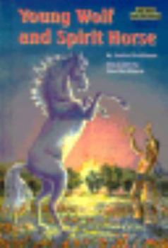 Hardcover Young Wolf and Spirit Horse Book