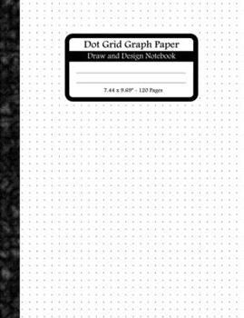 Paperback Dot Grid Graph Paper. Draw And Design Notebook: Dot Grid Graph Paper Notebook For Graphing Drawing And Sketching. Dots Are 0.2" Apart. White Dot Grid Book