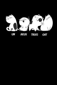 Paperback Notebook: Cats Pun Funny Cute French Gift 120 Pages, 6X9 Inches, Dot Grid Book