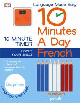 Paperback 10 Minutes a Day: French, Beginner Book