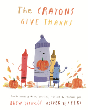 Library Binding Crayons Give Thanks Book