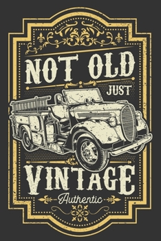 Paperback 2020 Week To View Dated Planner Diary: 6x9 Inches Paperback Firefighter Dad Not Old Just Vintage Book