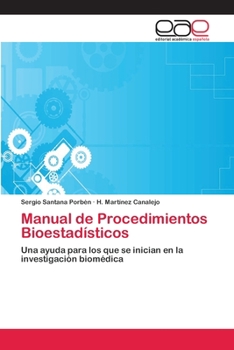 Paperback Manual de Procedimientos Bioestadísticos [Spanish] Book