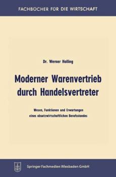 Paperback Moderner Warenvertrieb Durch Handelsvertreter [German] Book