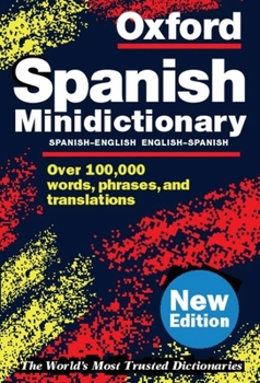 Paperback Oxford Spanish Minidictionary [Spanish] Book