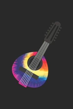 Tie Dye Banjo Notebook - Music Instrument Gift for Banjo Player - Banjo Journal - Banjo Diary: Medium College-Ruled Journey Diary, 110 page, Lined, 6x9 (15.2 x 22.9 cm)