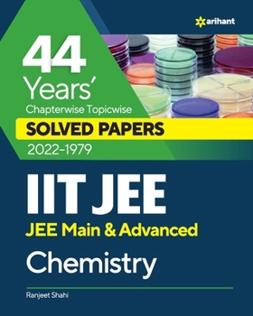 Paperback 44 Years Chapterwise Topicwise Solved Papers (2022-1979) IIT JEE Chemistry Book