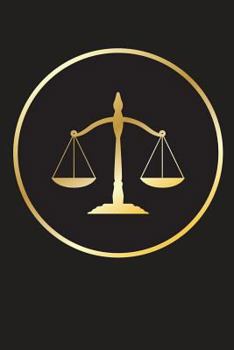 Paperback Scales of Justice Journal: 150 page lined notebook/diary Book