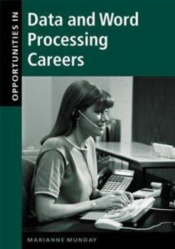 Hardcover Opportunities in Data and Word Processing Careers Book