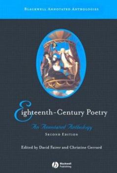 Paperback Eighteenth-Century Poetry: An Annotated Anthology Book