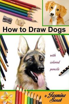Paperback How to draw dogs: Colored Pencil Guides Book