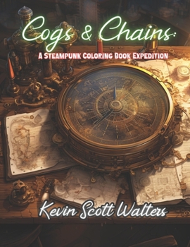 Paperback Cogs & Chains: A Steampunk Coloring Expedition: Intricate Illustrations of Steampunk Contraptions Book