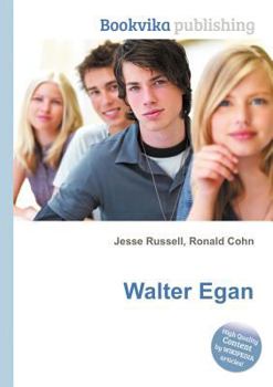 Paperback Walter Egan Book
