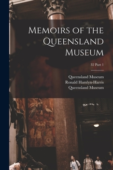 Paperback Memoirs of the Queensland Museum; 32 part 1 Book