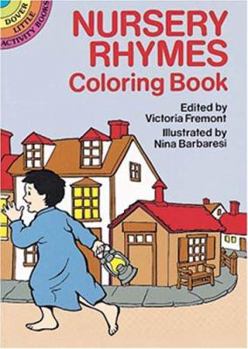 Paperback Nursery Rhymes Coloring Book