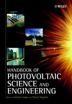 Hardcover Handbook of Photovoltaic Science and Engineering Book