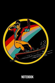 Notebook: Snowboard Notebook Blank Dot Grid Snowboarding Journal dotted with dots 6x9 120 Pages Checklist Record Book Snowboarder Take Notes Winter ... Women Kids Christmas Gift Snowboarder Boarder