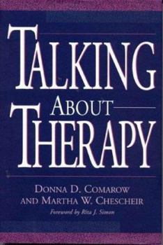 Hardcover Talking about Therapy Book