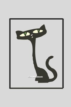 Cat Notebook Checkered