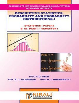 Paperback Descriptive Statistics, Probability And Probability Distributions - I Book