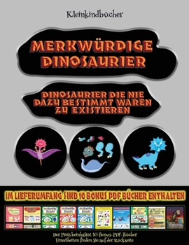 Paperback Kleinkindb?cher: Merkw?rdige Dinosaurier - Ausschneiden und Einf?gen [German] Book