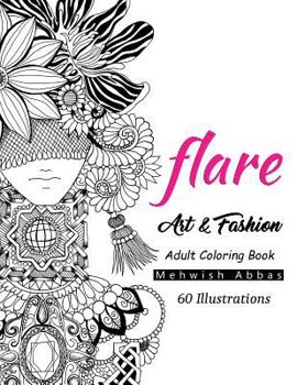 Paperback Flare: Art & Fashion Adult Coloring Book