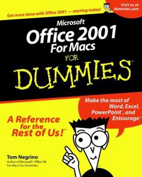 Paperback Microsoft Office 2001 for Macs for Dummies Book