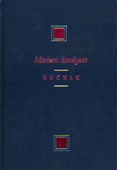 Hardcover Modern Analysis: Measure Theory and Functional Analysis With Applications (PRINDLE, WEBER, AND SCHMIDT SERIES IN ADVANCED MATHEMATICS) Book