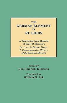 Paperback German Element in St. Louis Book