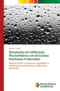 Paperback Simulação de Infiltração Pluviométrica em Encostas Rochosas Fraturadas [Portuguese] Book