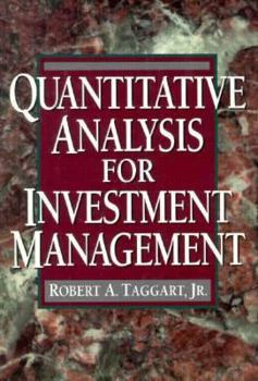 Paperback Quantitative Analysis for Investment Management Book