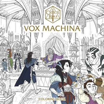 Paperback Critical Role: Vox Machina Coloring Book