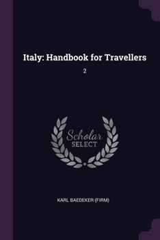 Paperback Italy: Handbook for Travellers: 2 Book