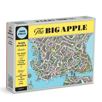 Misc. The Big Apple 1000 Piece Maze Puzzle Book