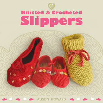Paperback Knitted and Crocheted Slippers Book