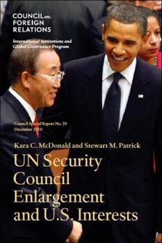 Paperback UN Security Council Enlargement and U. S. Interests Book