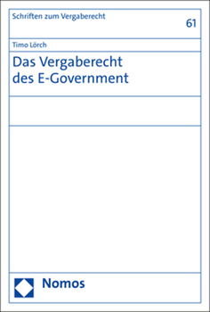 Paperback Das Vergaberecht Des E-Government [German] Book