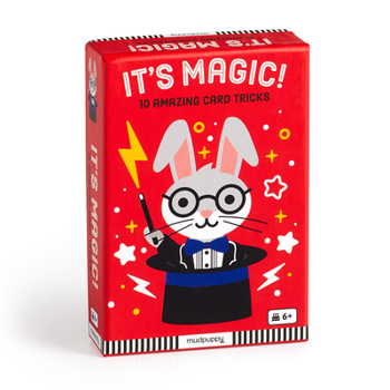 Mudpuppy It's Magic! – A Magic Trick Card Set Featuring Colorful Animal Magicians with 10 Easy to Learn Card Tricks Perfect for Beginner Kids Magic
