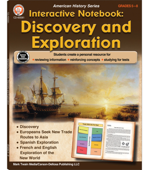 Paperback Interactive Notebook: Discovery and Exploration Resource Book, Grades 5 - 8 Book