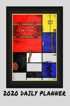 Paperback 2020 Daily Planner: The Red Cat Weekly, Monthly and Yearly Calendar Book