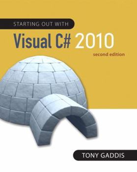 Paperback Starting Out with Visual C# 2010 [With CDROM] Book