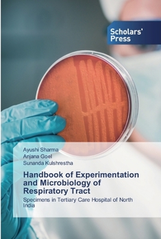 Paperback Handbook of Experimentation and Microbiology of Respiratory Tract Book