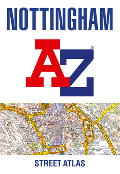 Paperback Nottingham A-Z Street Atlas Book