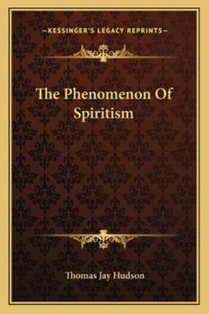 Paperback The Phenomenon Of Spiritism Book