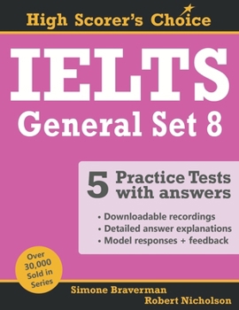 Paperback IELTS 5 Practice Tests, General Set 8: Tests No. 36-40 Book