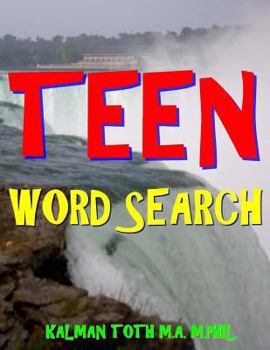 Paperback Teen Word Search: 111 Large Print Vocabulary Puzzles Book
